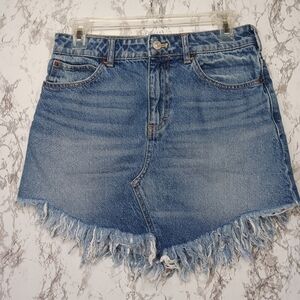 We The Free Bailey denim skirt women's size 26 blue